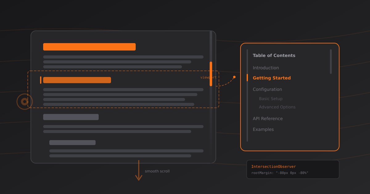 블로그 목차(TOC) 스크롤 동기화 구현하기